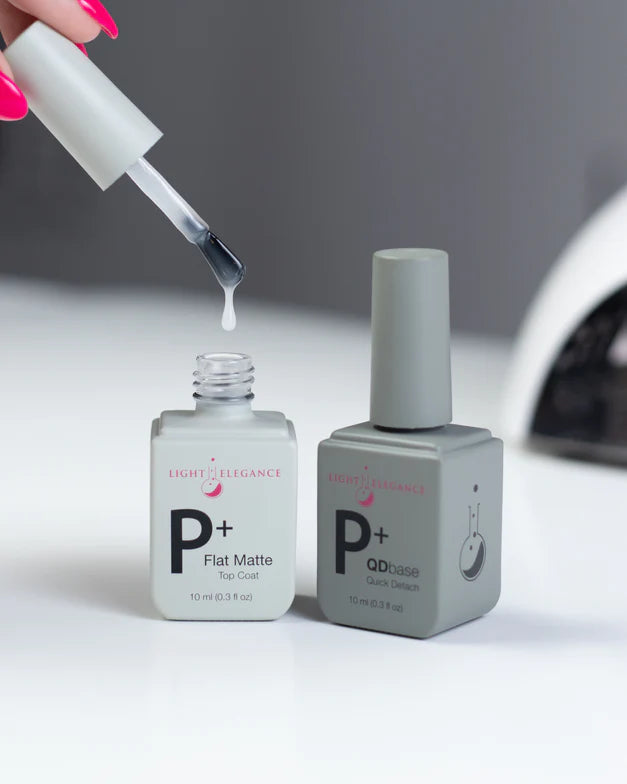 P+ Flat Matte Soak-Off Top Coat